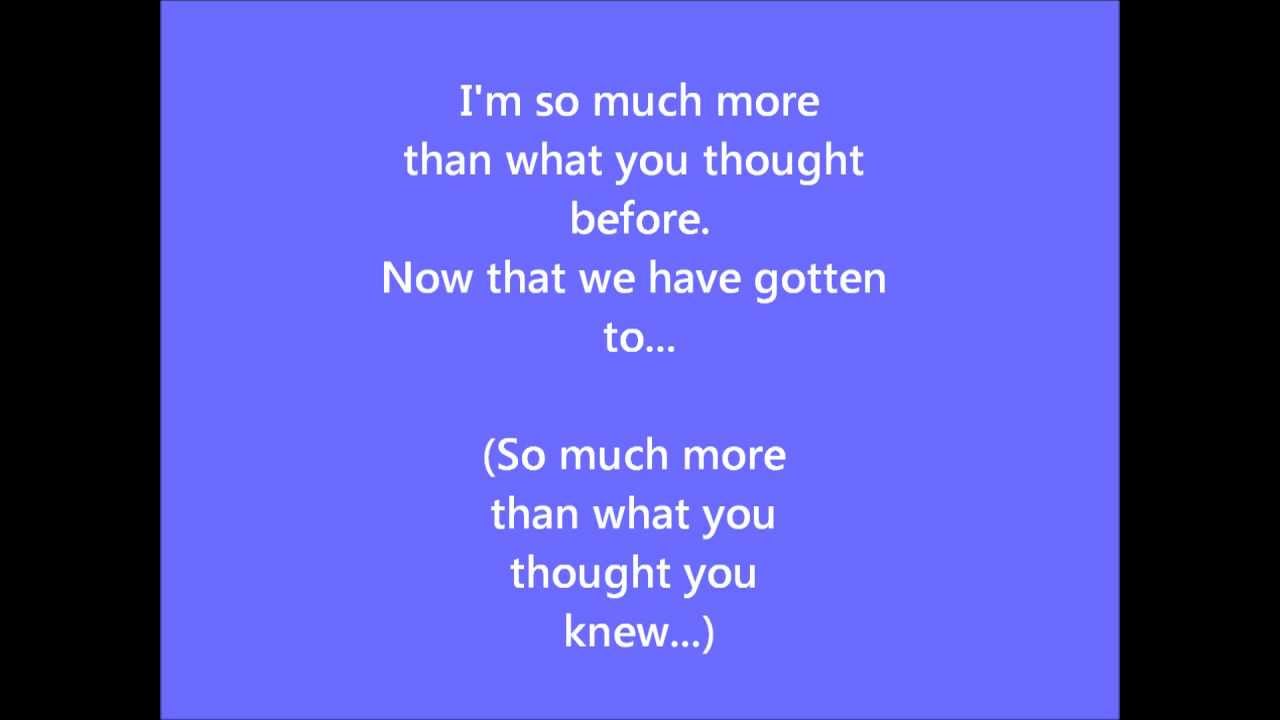 The Way I Do - Starship Soundtrack - Lyrics