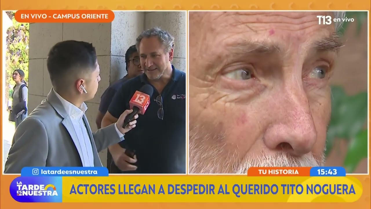 Amparo Noguera despide a su padre: 