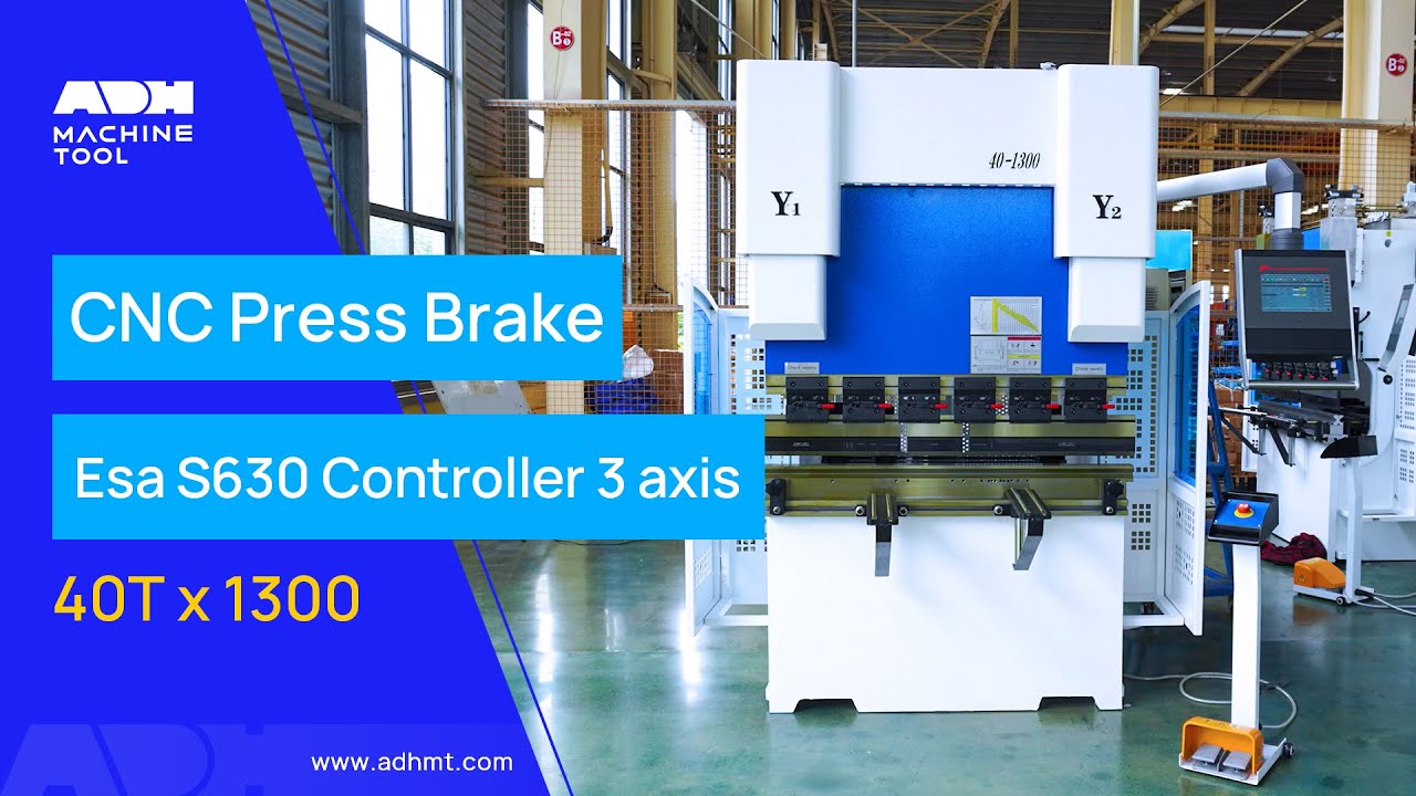 ADH 40T&times;1300 Small CNC Press Brake with Esa S630 Controller 3 axis