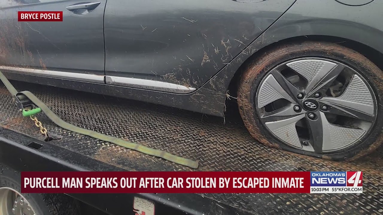 Purcell man speaks out after car stolen by escaped inmate