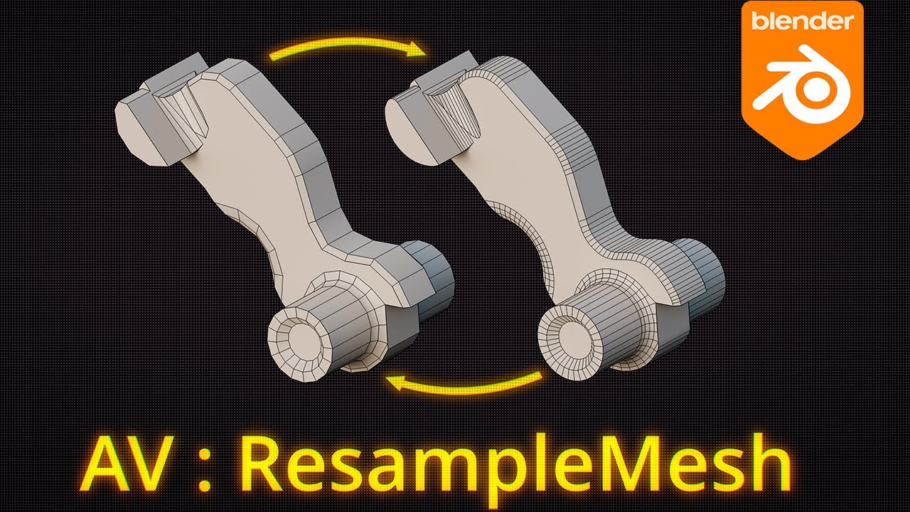 AV: Resample mesh | Blender add-on | Releas v1.0.0