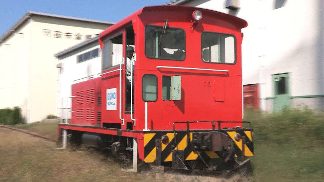 ひたすら往復入換する荻布倉庫の協三動車～荻布倉庫専用線＜＞中越パルプ工業専用線