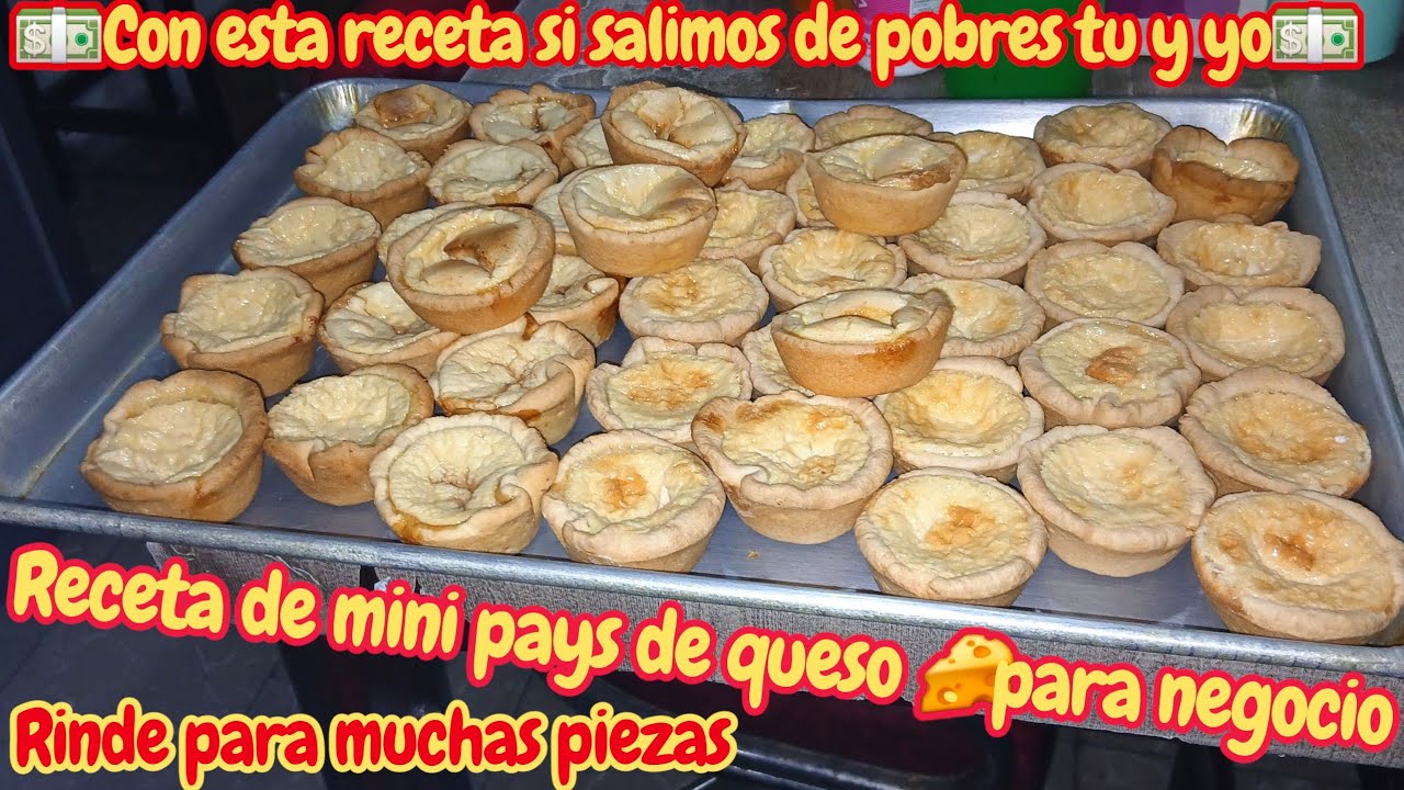 Receta de mini pays de queso para negocio con esta receta salimos de pobres tu y yo 