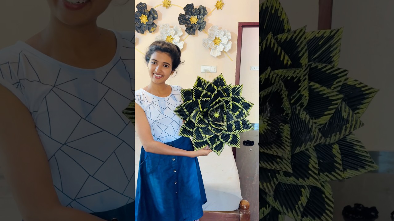 ആരാ ആരാ 😕😁 | Wall Decor Making DIY Craft With Waste Cardboard