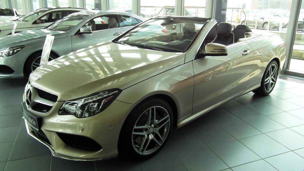 2015 Mercedes-Benz E-Class E400 AMG Convertible Detailed In Depth Review Interior Exterior