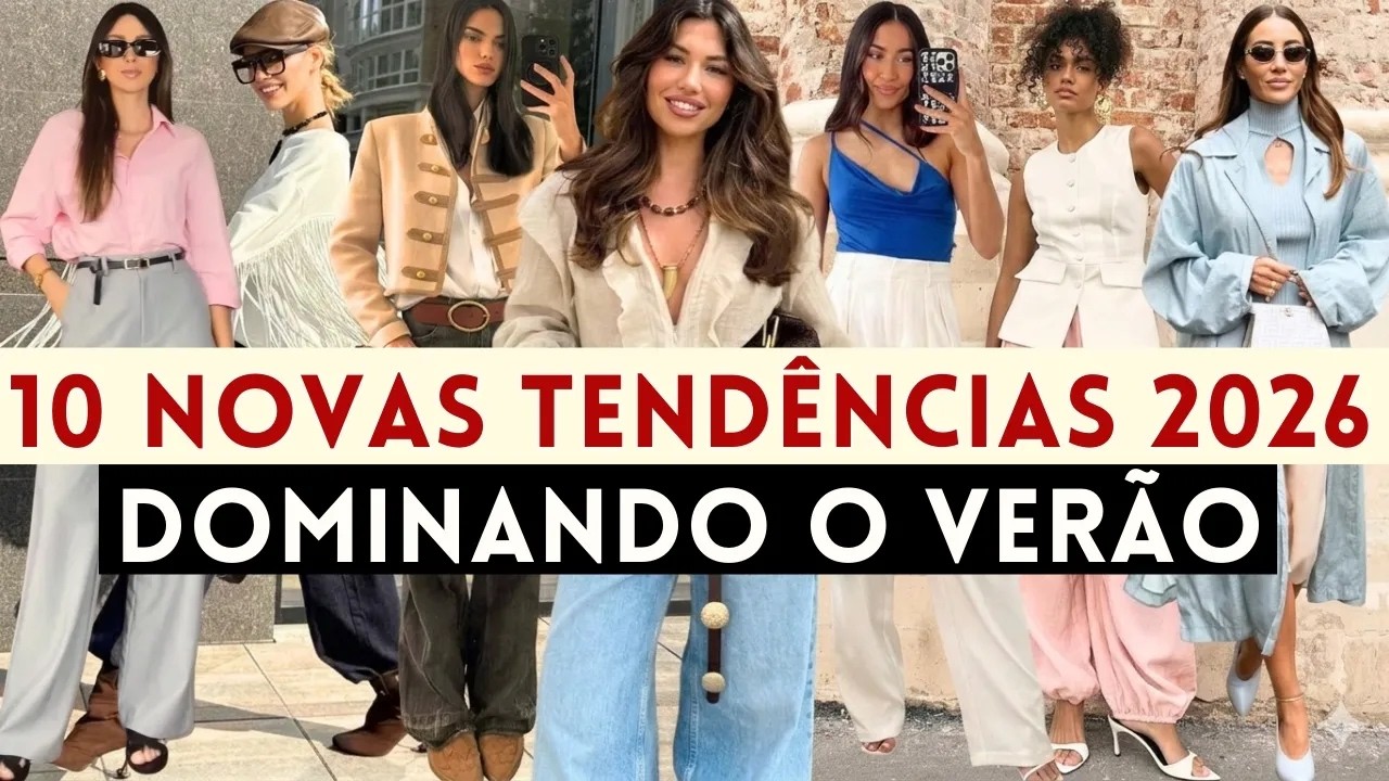 🔴10 NOVAS TENDÊNCIAS DE 2026 QUE DOMINARÃO A PRIMAVERA E O VERÃO DE 2026! | Mia Moda
