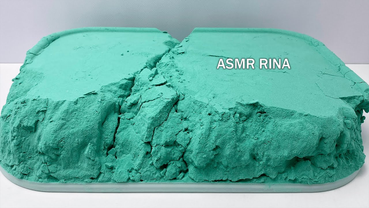 ASMR baking soda crunchy lump crumble