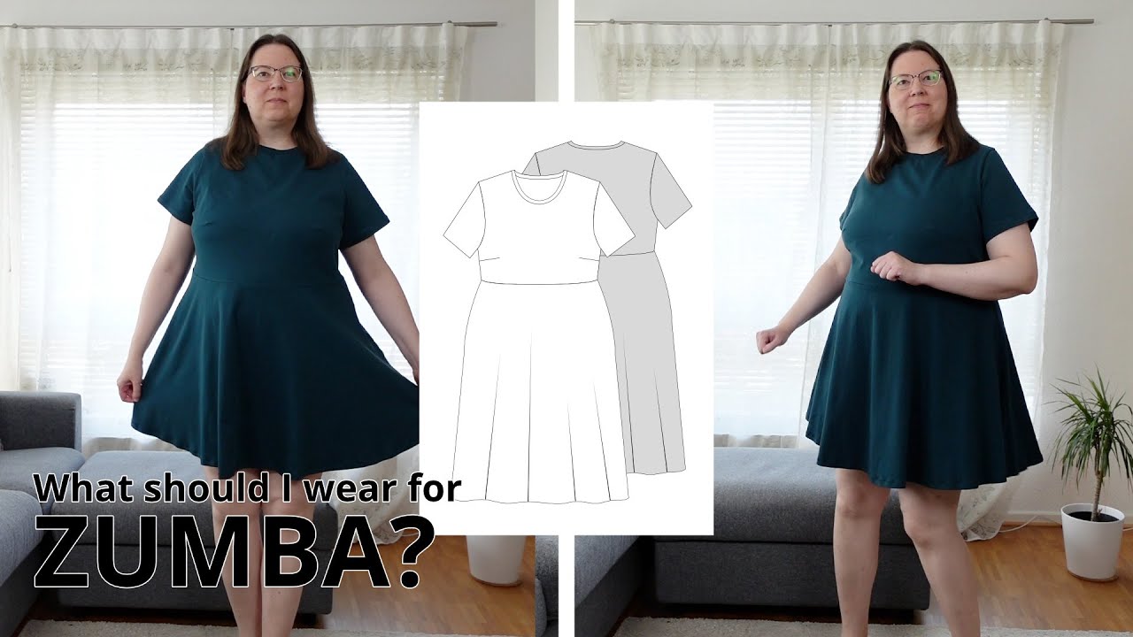 How to sew a workout dress (free pattern)