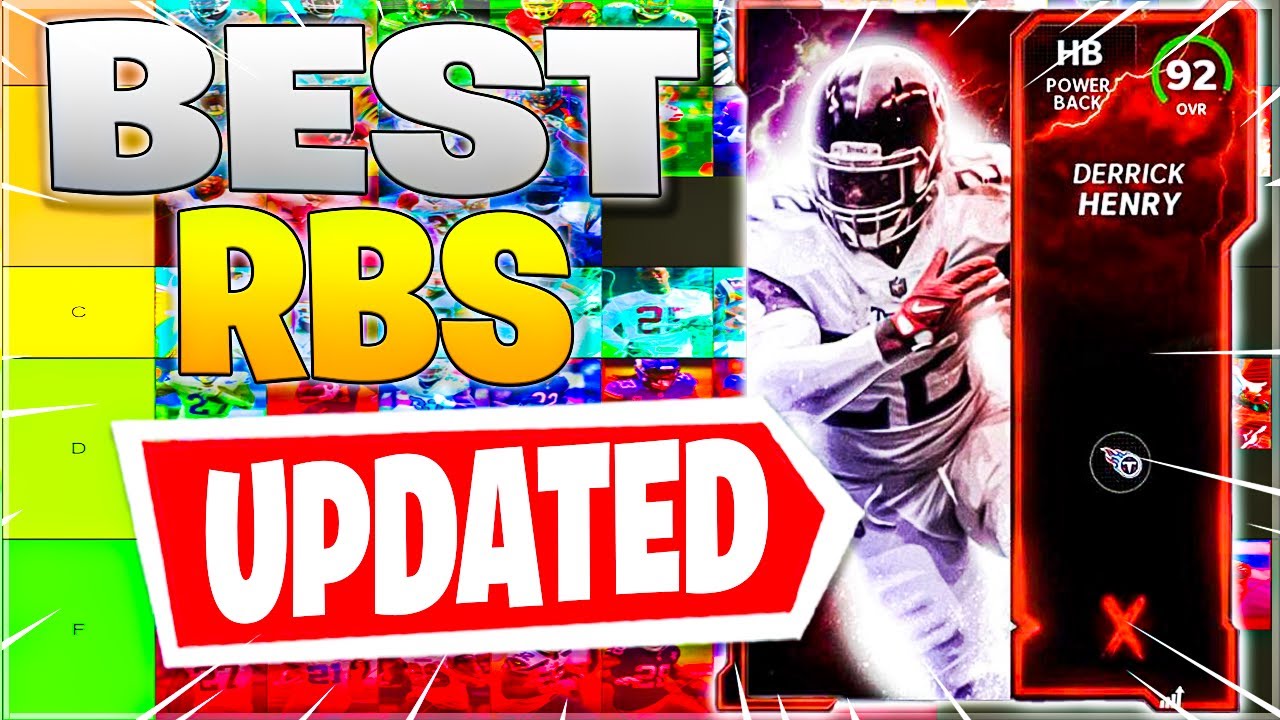 RANKING THE BEST RUNNING BACKS IN MADDEN 22 ULTIMATE TEAM (BEST RBS MADDEN 22)