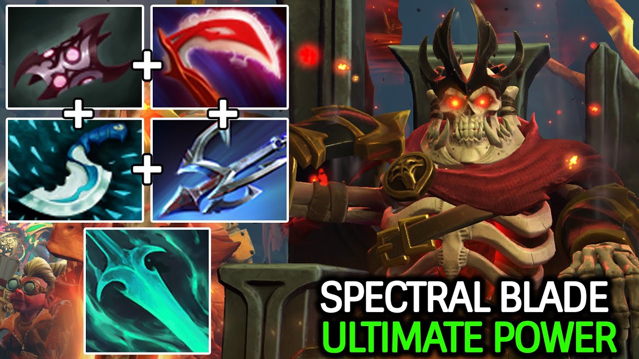 Wraith King Pure Damage – Spectral Blade Full Physical Build Dota 2