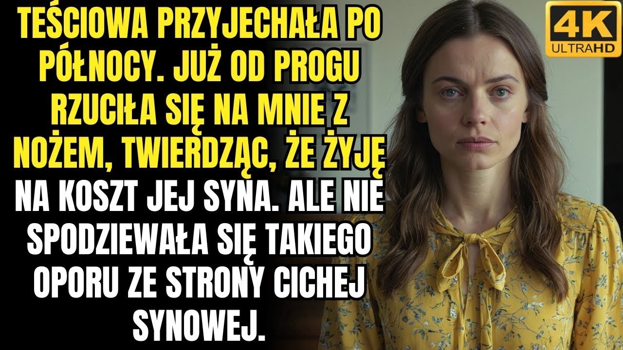 Moja teściowa rzuciła się na mnie z nożem  Ale nie spodziewała się takiego oporu