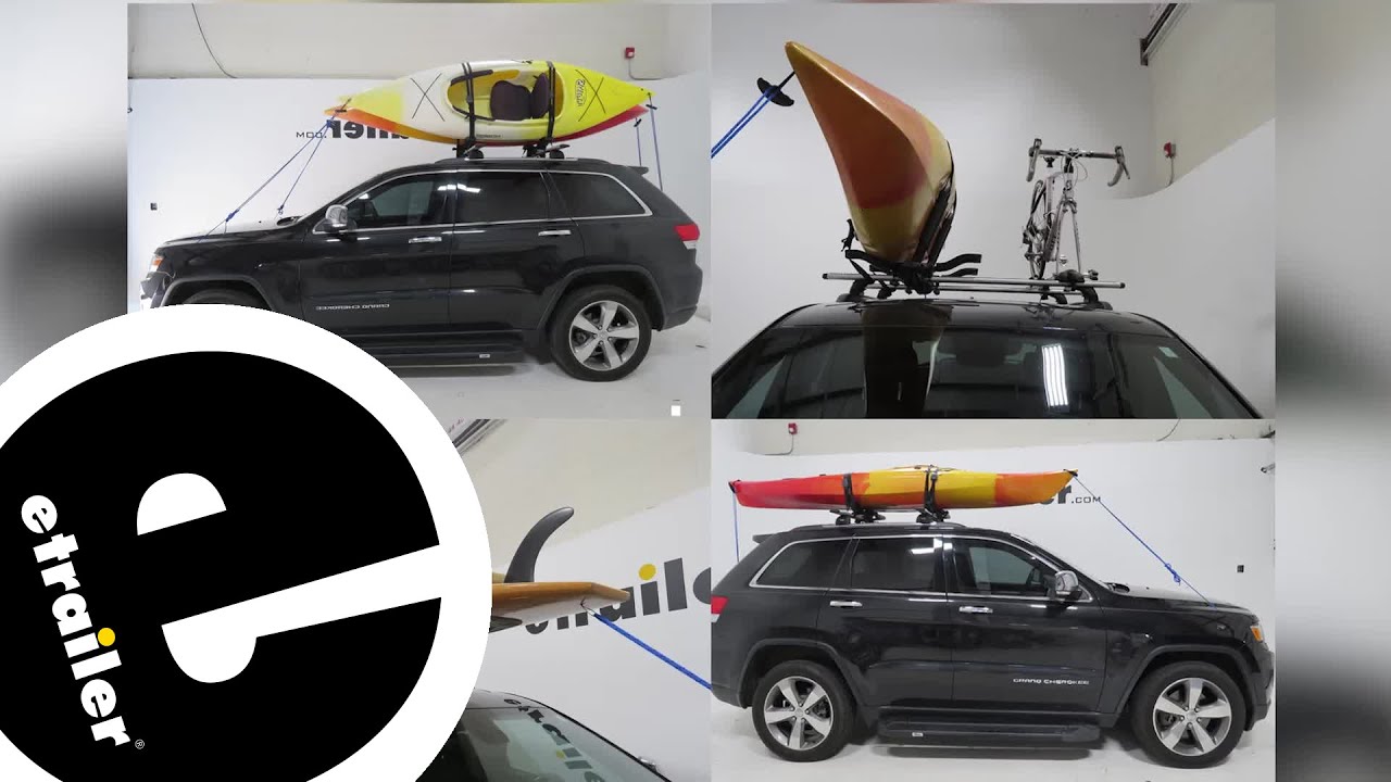 etrailer | Ultimate Overview of the Thule Compass Kayak Roof Rack w/ Tie-Downs