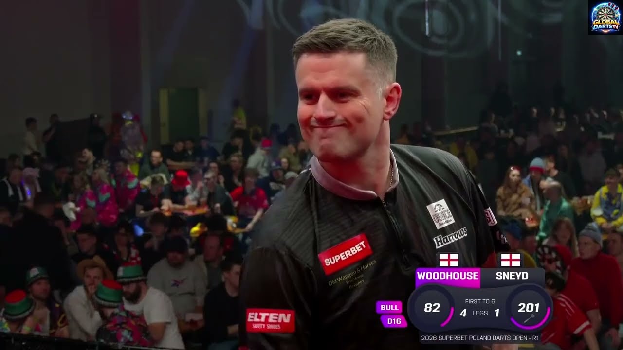 Luke Woodhouse vs Carl Sneyd 2026 European Tour 1 R1
