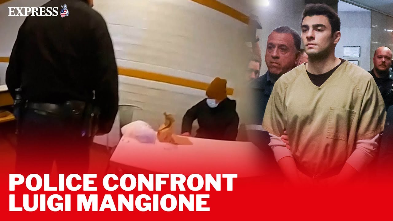 Police body cam footage shows Luigi Mangione confrontation before arrest
