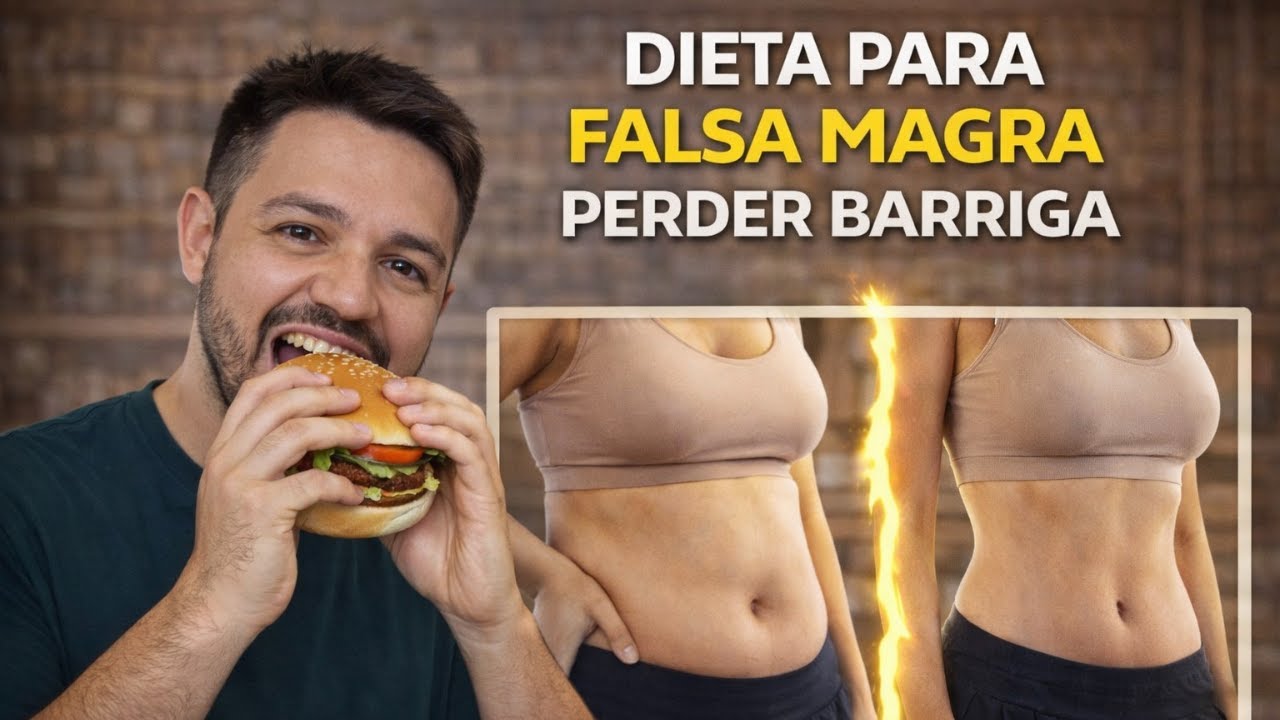 Dieta para falsa magra perder barriga