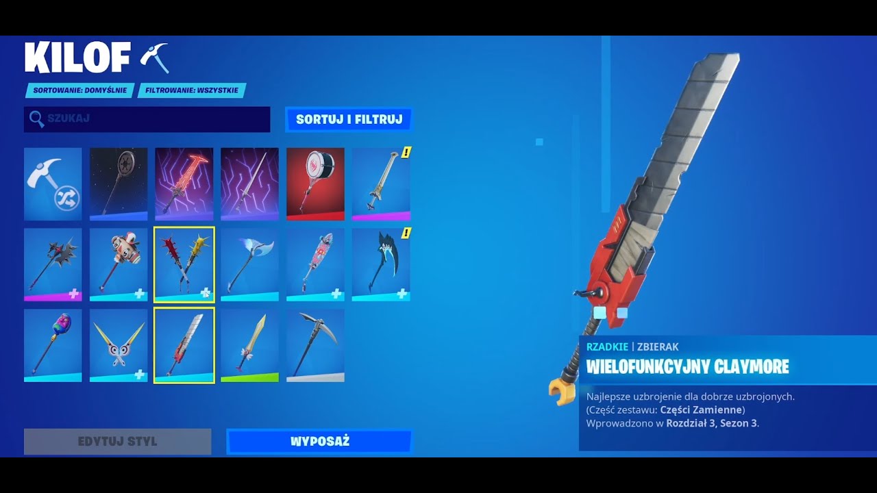 Losowy kilof challenge