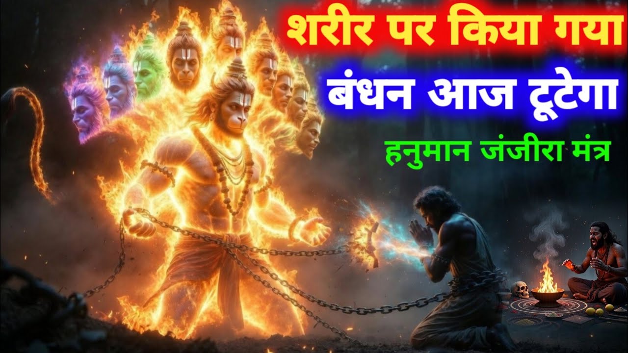 जो बंधन में है वो आज ही टूटेगा 🔥 11 Mukhi Hanuman Powerful Raksha Mantra#hanuman