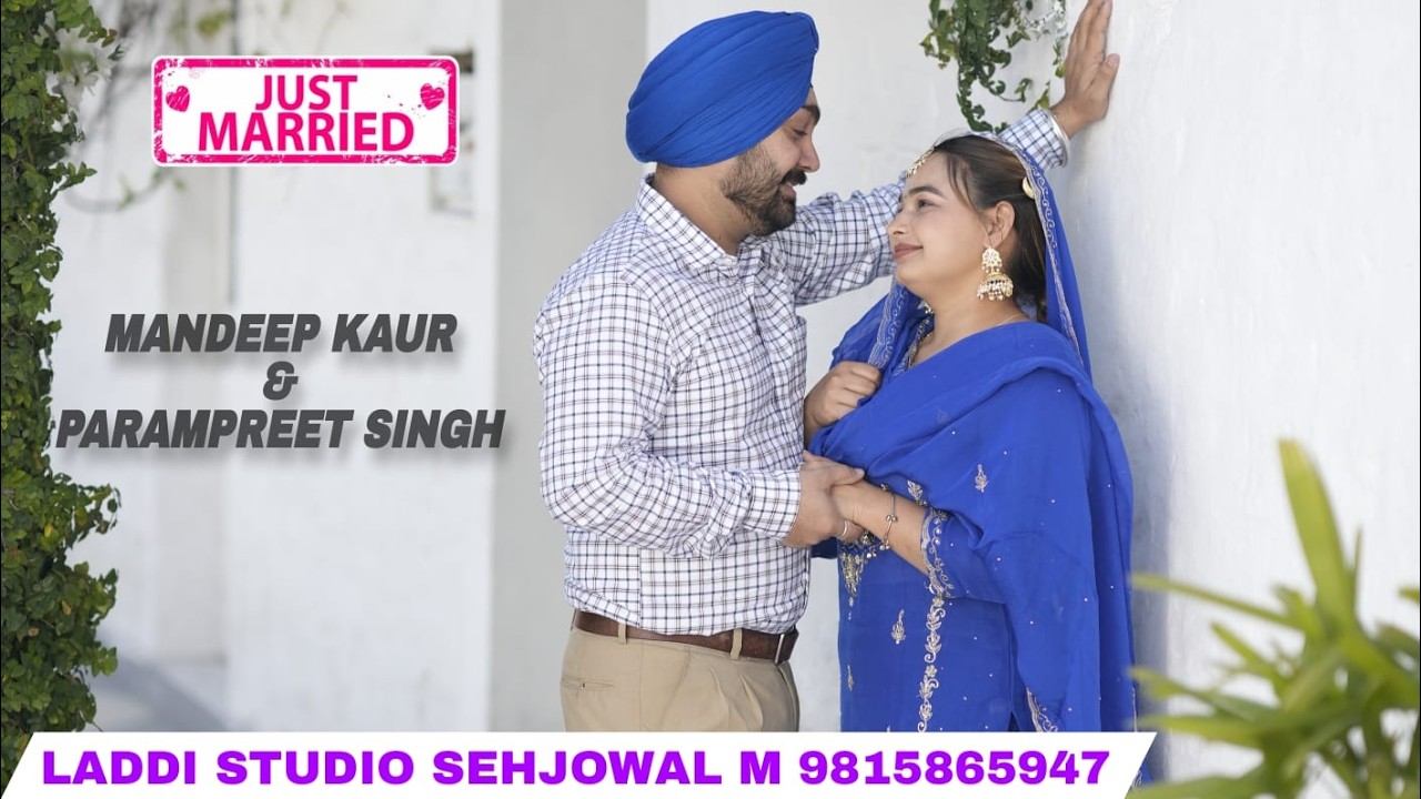 Live Wedding Ceremony Mandeep Kaur Weds Paramjeet Singh On. 15/02/2026.Laddi Studio M. 9815865947