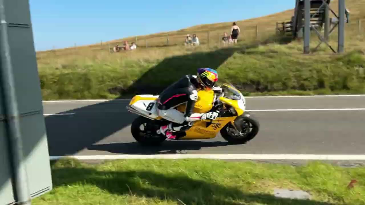 Manx Grand Prix 2025 is Go! 1st action Isle of Man
