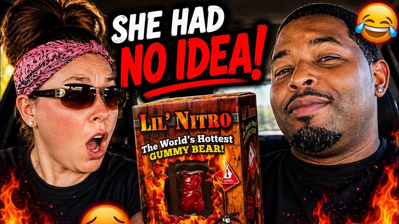 SECRETLY Making my Wife Eat The WORLD'S HOTTEST GUMMY BEAR IN THE WORLD!! *REVENGE PRANK*