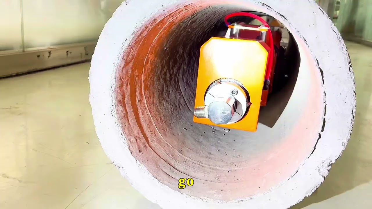 Small inner diameter pipeline spray machine 