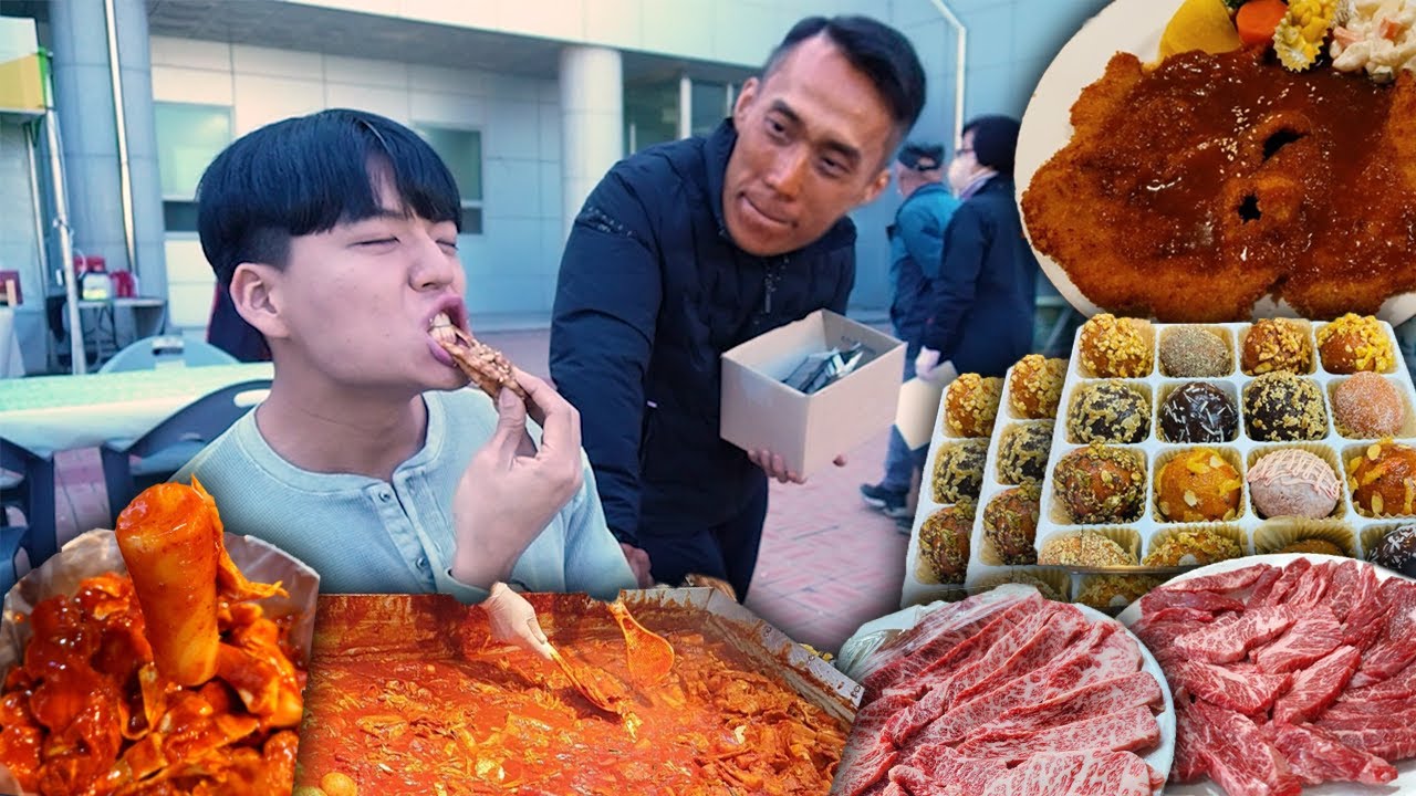 보디빌딩대회 가서 먹방 조지는 사람