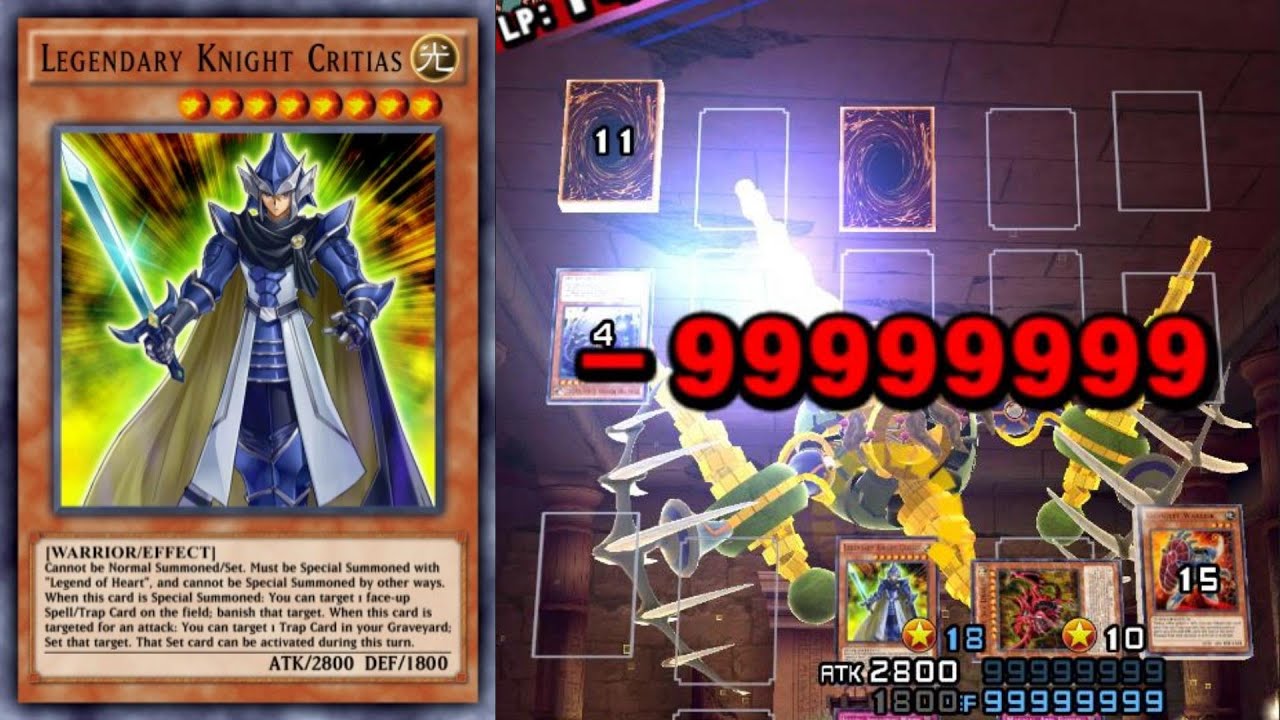 Raid Duel ATK 99999999 ⑥ Legendary Knight Critias
