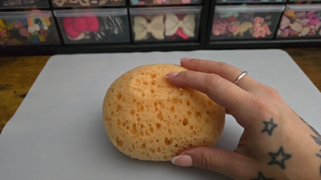 ASMR Fast destructive sponge scratching / picking & ripping | Aggressive | No talking