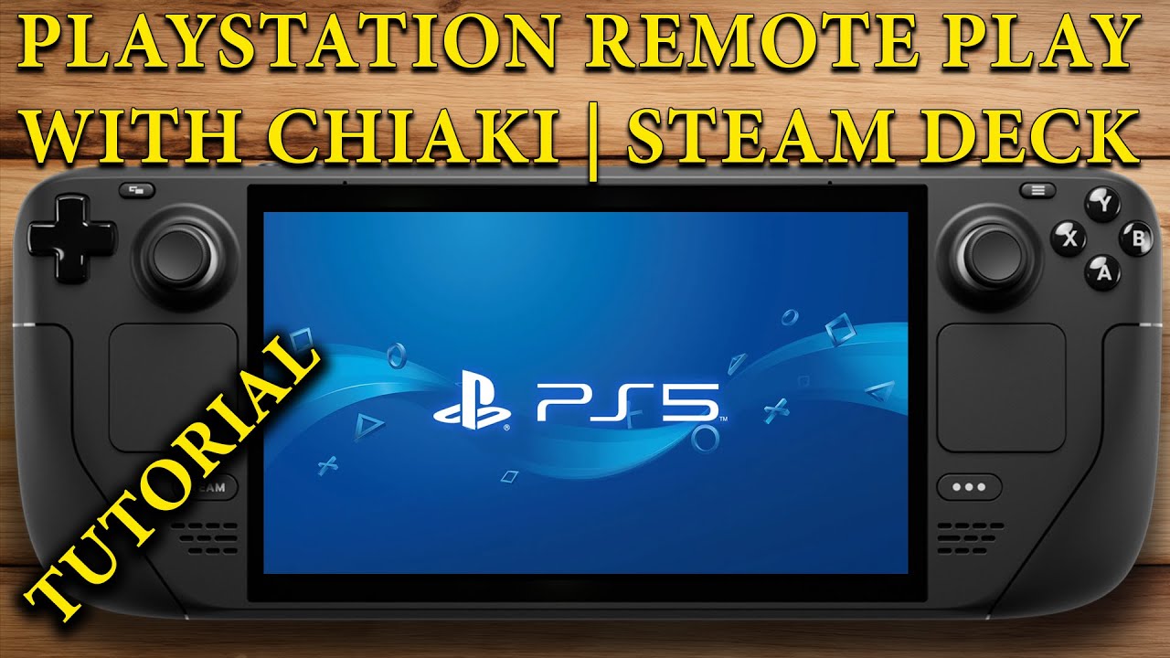 How to Setup Playstation Remote Play on Steam Deck with Chiaki / Chiaki4Deck | Tutorial | Setup