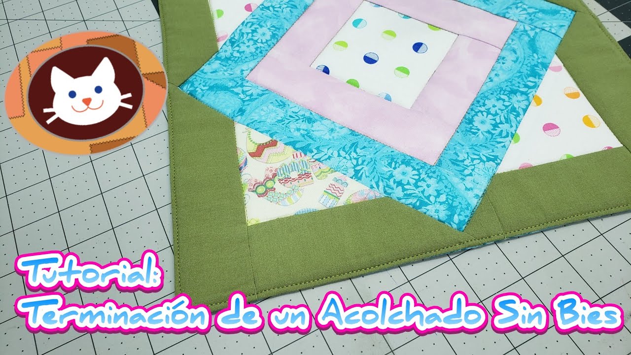 Cómo Terminar un Acolchado sin Bies