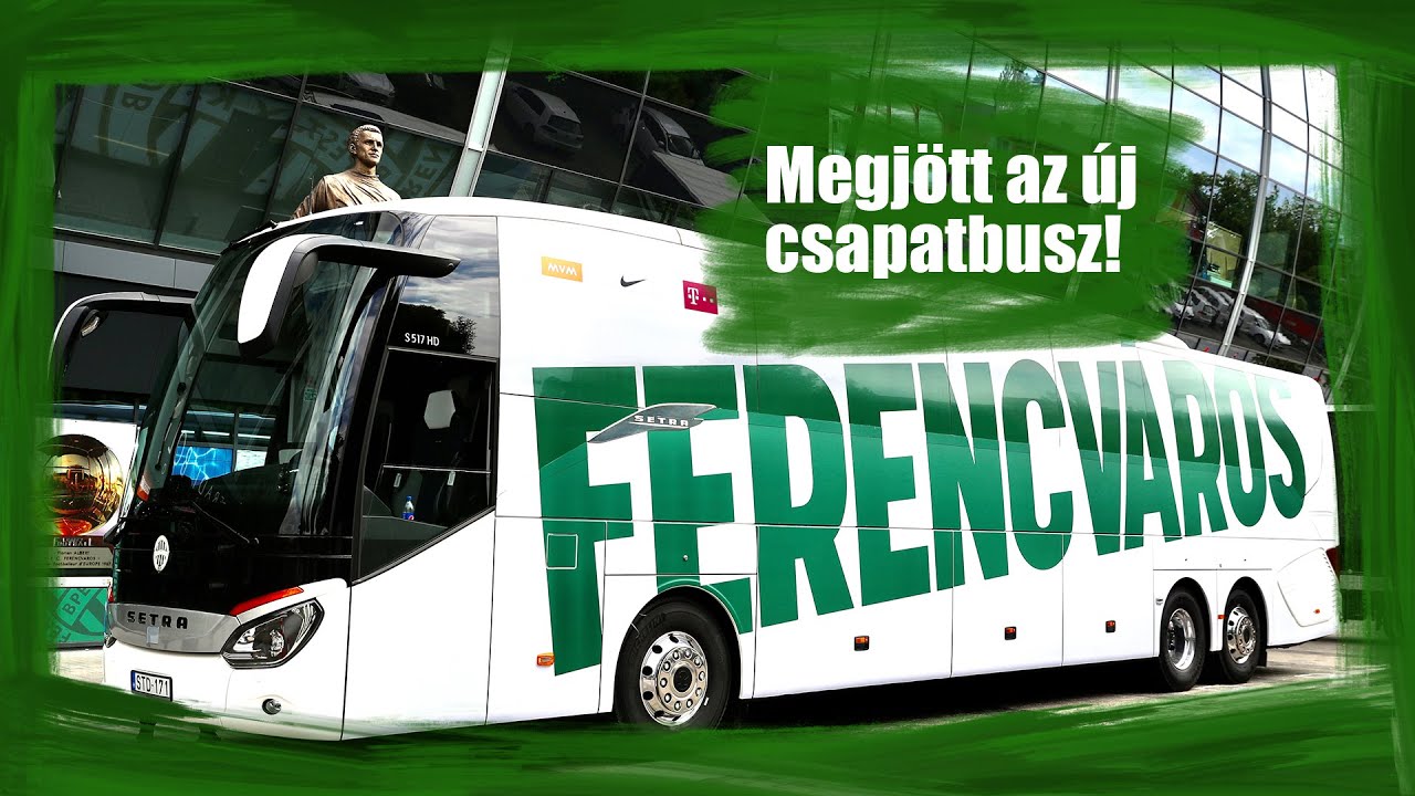 FM | 476 lóerős és nagyon kényelmes - Íme, a Fradi legújabb csapatbusza | 2021.06.09.