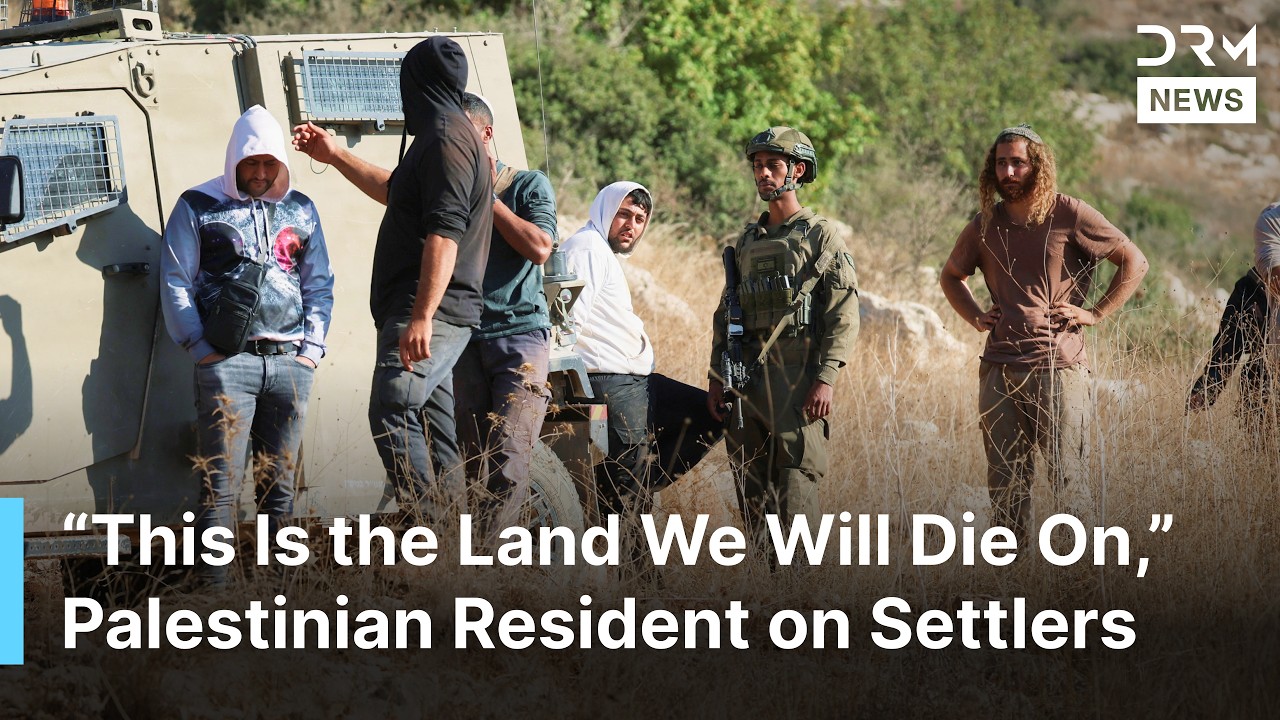 Israeli Settlers Roam Palestinian Olive Groves as Farmers Face Harassment in West Bank | AM1N