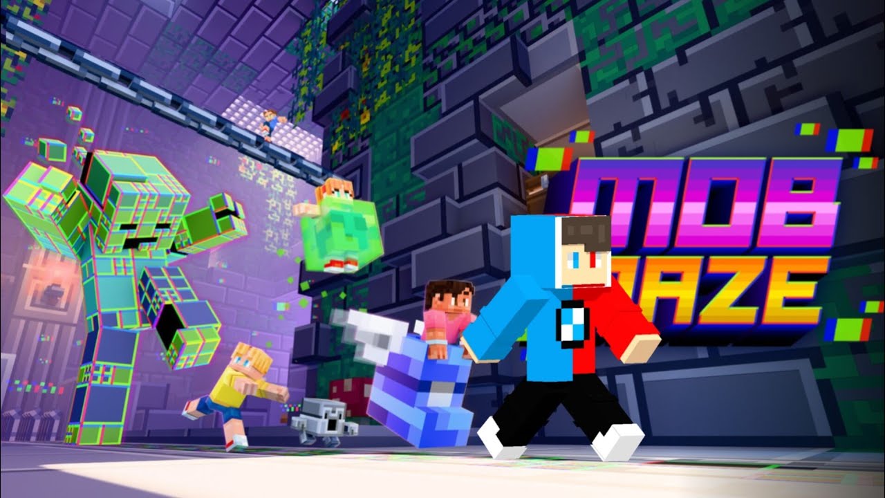 I Play in mob maze server|| B Playz|
