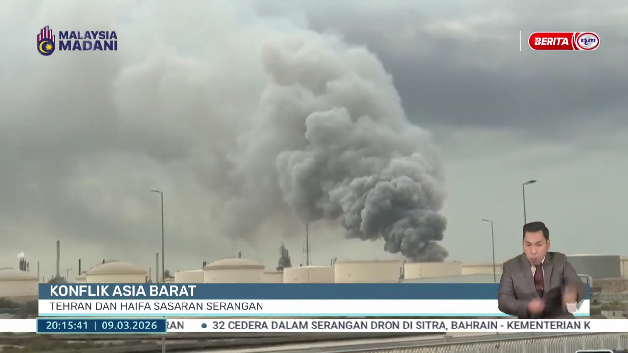 7 MAC 2026 - BERITA PERDANA- KONFLIK ASIA BARAT TEHRAN DAN HAIFA SASARAN SERANGAN