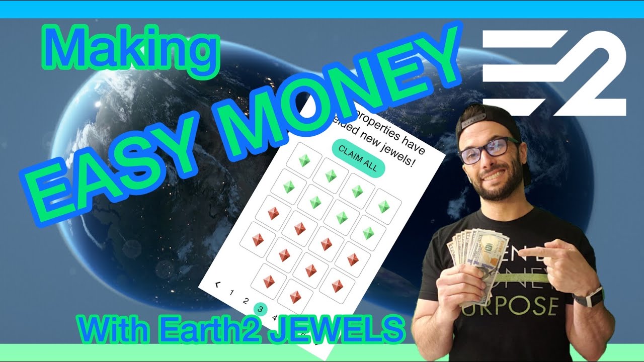 How I'm making easy money in Earth2 selling free jewels