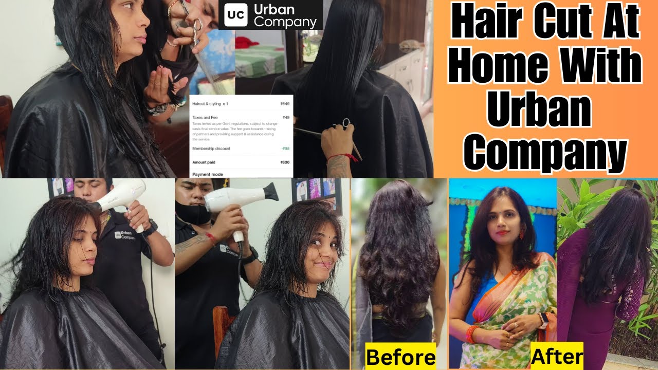 Urban Clap Hair Cut Review | Urban Company Salon Service |Urban clap haircut for ladies | Layers cut