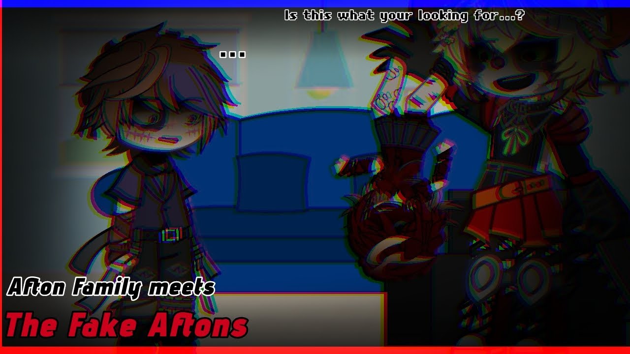 Aftons Family meets The Fake Aftons || Gacha Club || Afton Family || FNAF ||