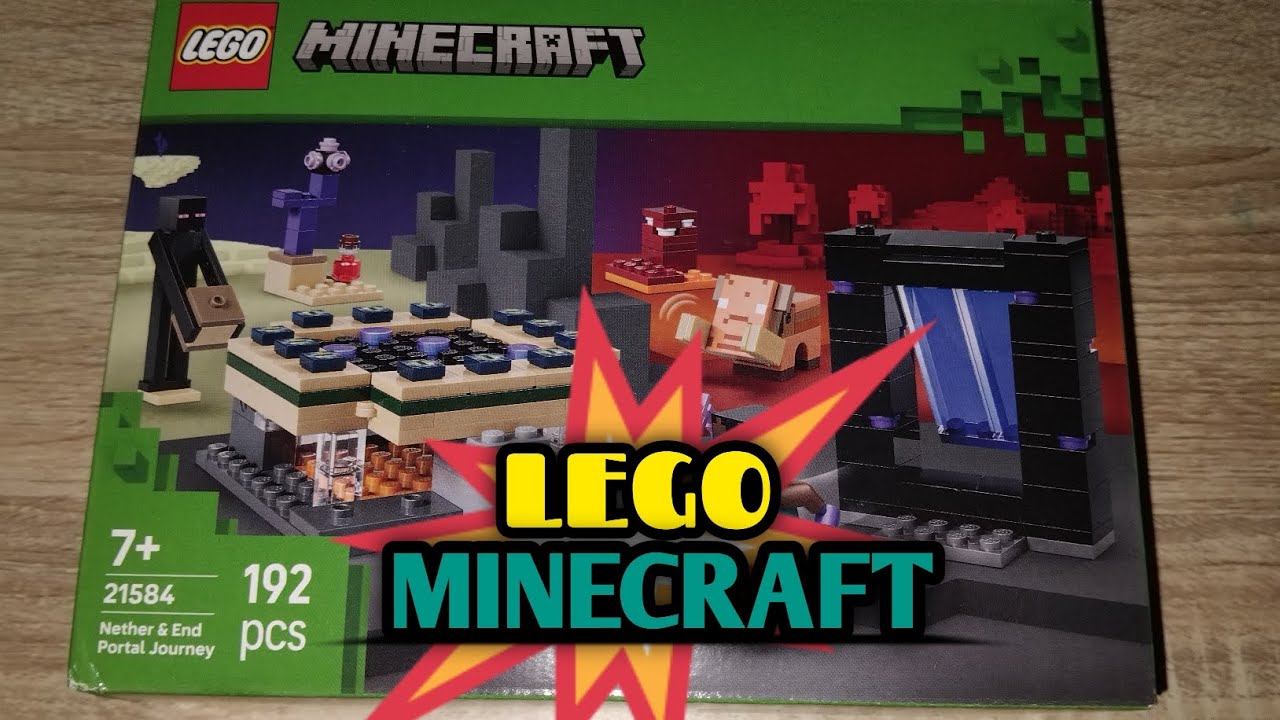 Lego Minecraft Nether & End Portal Journey guyss!! | Lego Minecraft Indonesia 21584 Speed Build