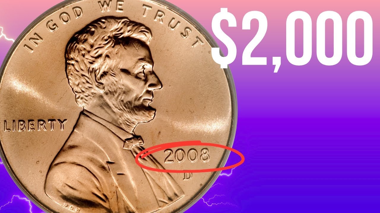 Этот пенни 2008 года стоит 2000 долларов