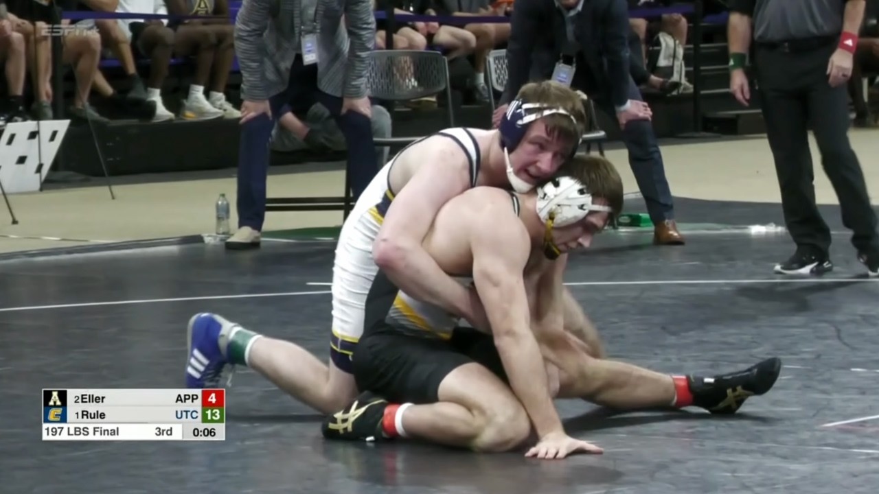 197lbs Kade Rule (Chattanooga) vs Logan Eller (App State)