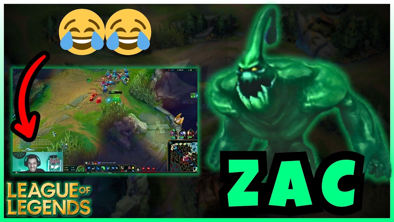 Gülmekten Karnım Ağrıdı 😄 | Zac | League of Legends