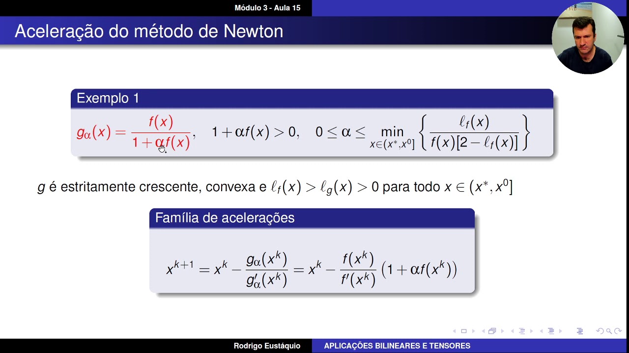 Módulo 3 - Aula 15 - Aceleração do Método de Newton