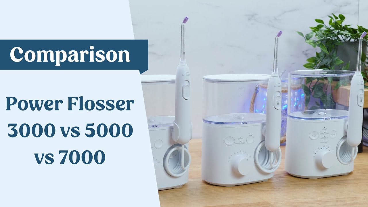 Philips Sonicare Power Flosser Comparison (3000 vs 5000 vs 7000)