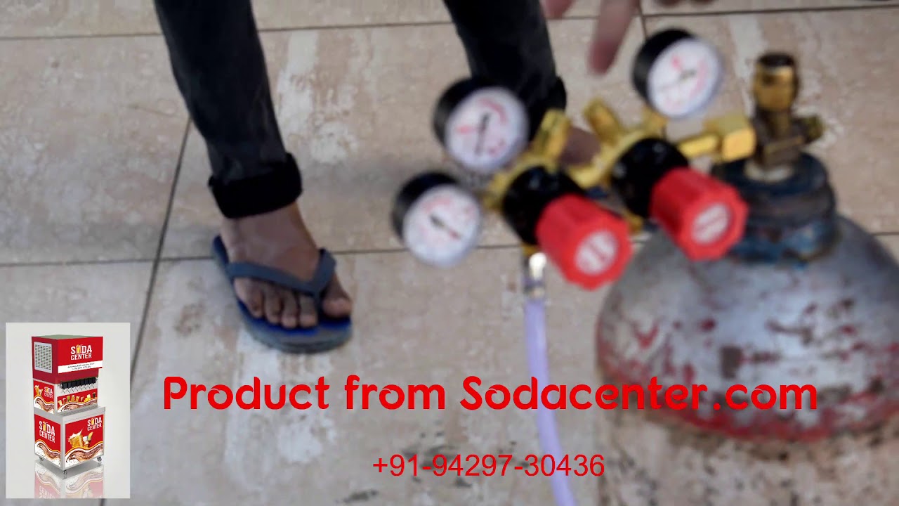 Complete procedure of Co2 Regulator connection With Co2 Cylinder   By SodaCenter com