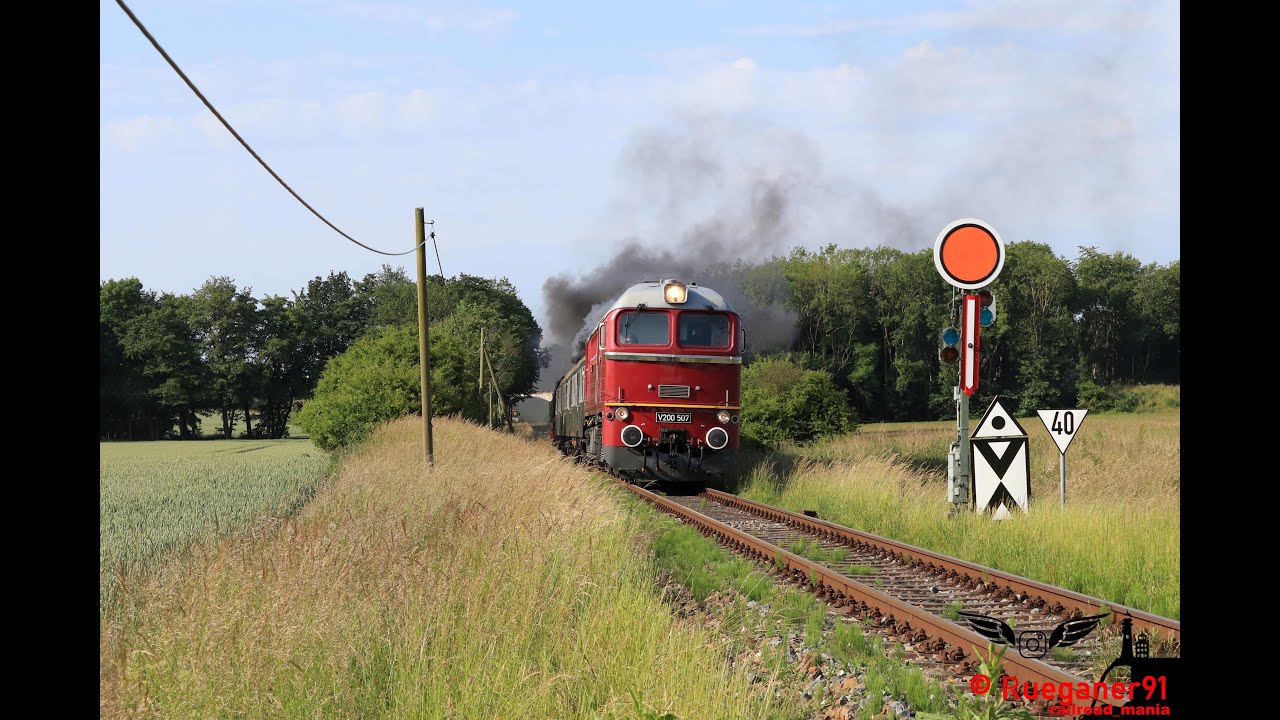 [HD] Taigatrommel auf Rügen, Historischer Nahverkehr 2025 mit V200, Br 86 , Dampflok 01 und mehr