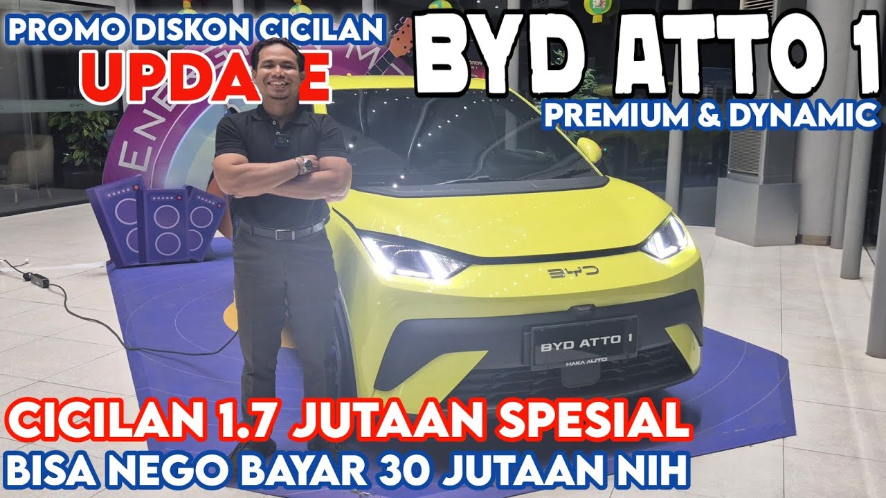 Abisin Stok 2025 BYD ATTO 1 MURAH CICILAN 1 JUTAAN DARIPADA JAECOO J5