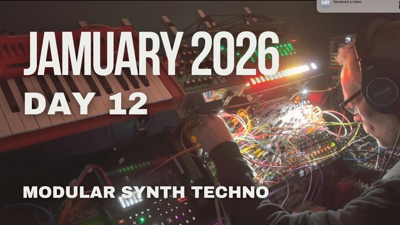 Modular synth techno performance - #jamuary day 12