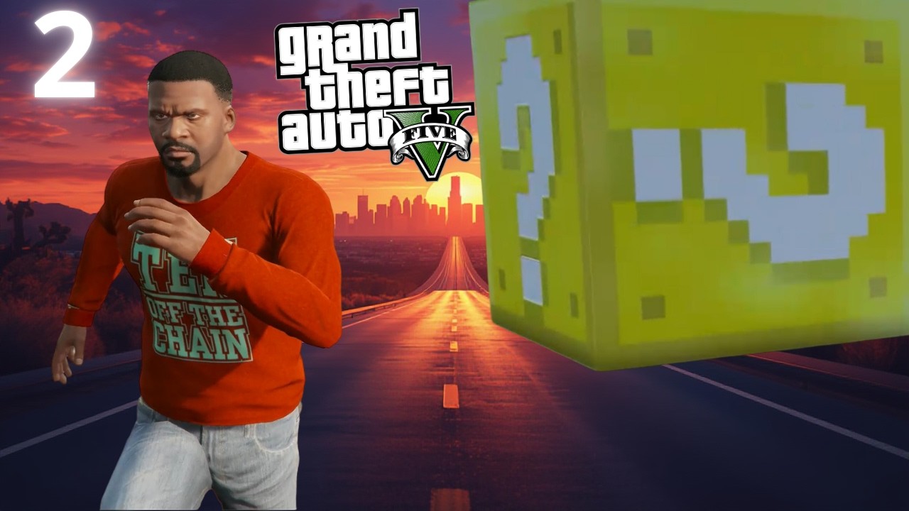 GTA V ALE Z NIEBA SPADAJĄ LUCKY BLOCKI 2!❓