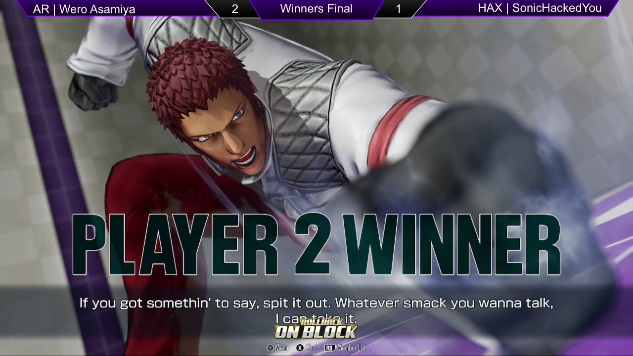 Rollback on Block #2 (King of Fighters XV)