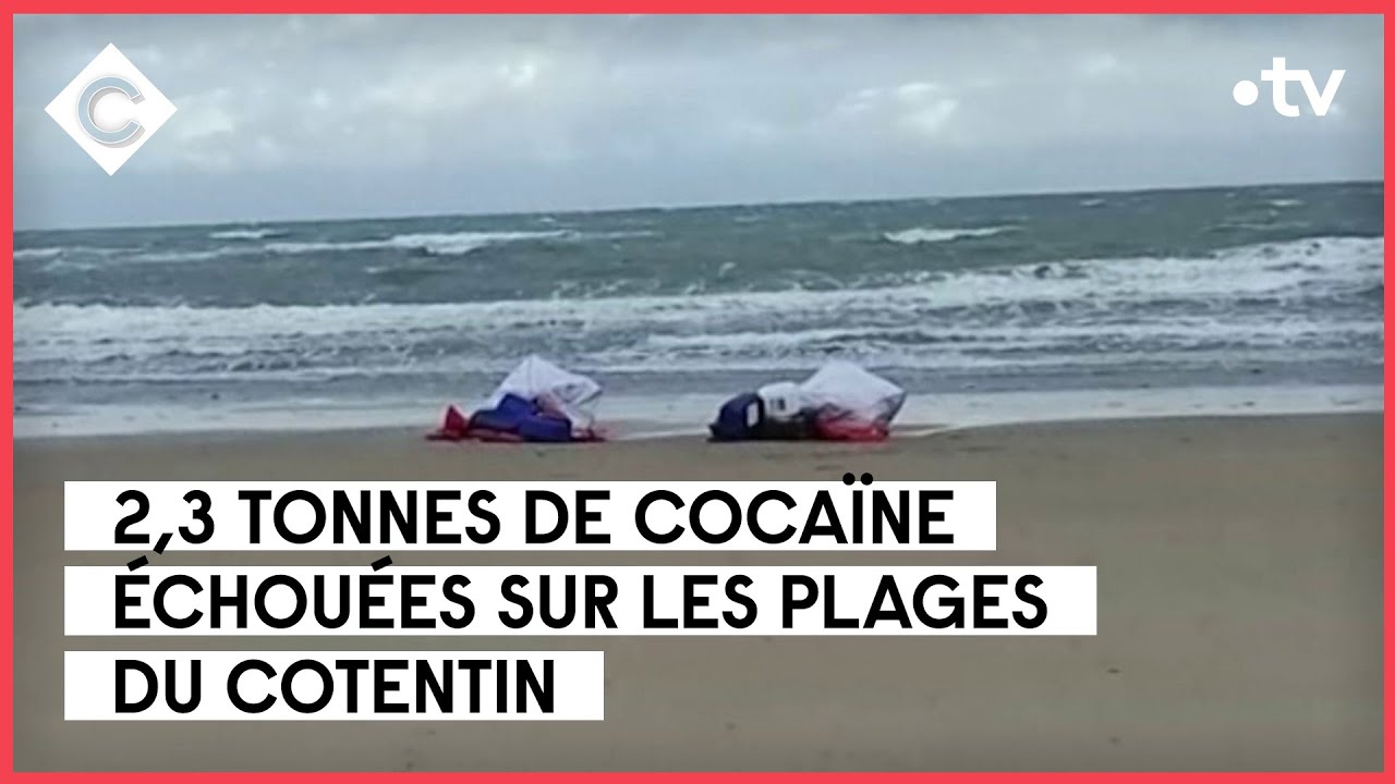 Sur les plages du Cotentin, le tourisme de la cocaïne - Mohamed Bouhafsi - C à Vous - 08/03/2023
